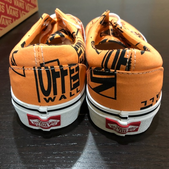 Vans Era Logo Mix shoes Tangerine Black - Picture 3 of 5